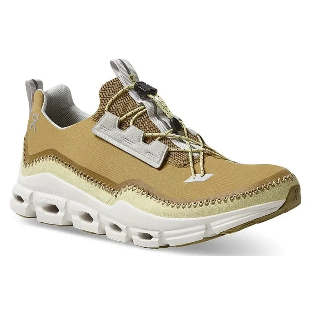 On Cloud Cloudaway Mens Size 10.5 Shoes Sneakers Bronze/White Running Laceless
